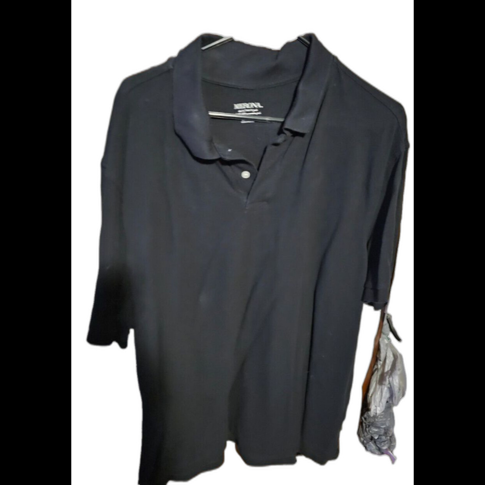 Merona The Ultimate Polo Classic Fit Men’s XXL Black Short Sleeve Collared